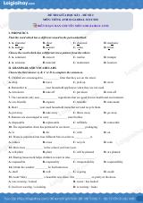Đề thi giữa kì 1 Tiếng Anh 10 Global Success - Đề số 2